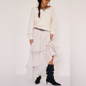 Free People Clementine Maxi Skirt NWT